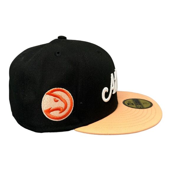 New Era 59Fifty Fitted Atlanta Hawks City Connect 2 tone‎ Men's Sz 7-3/8 - Picture 4 of 7